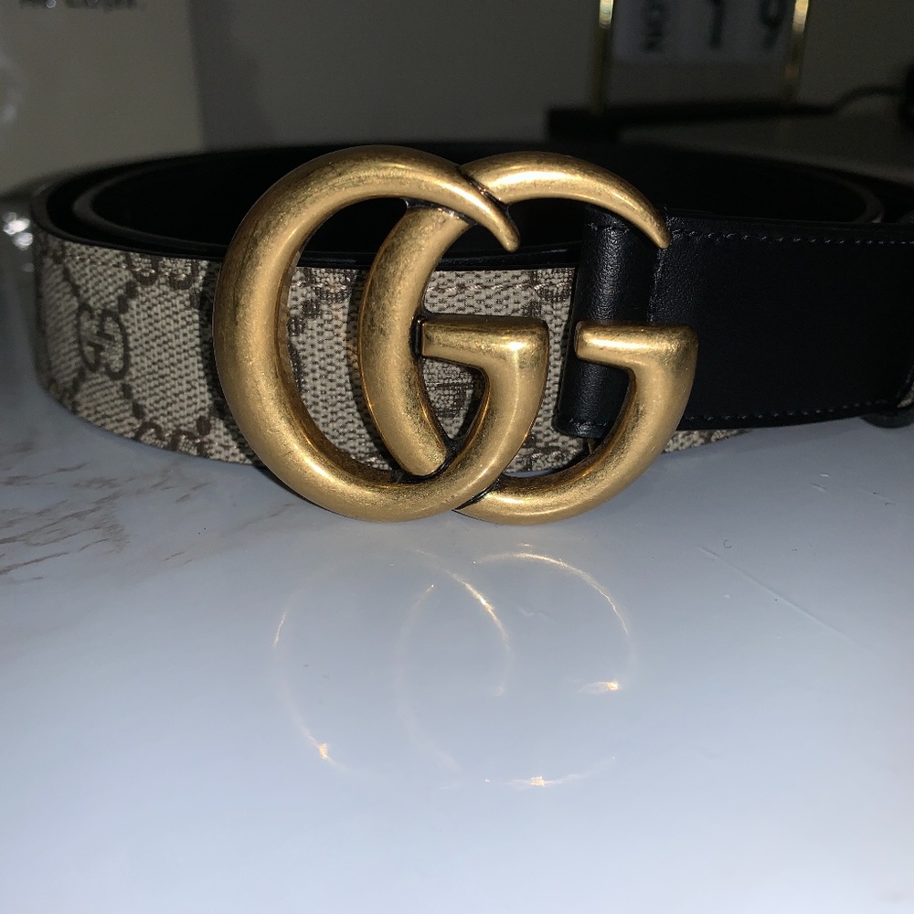 Gucci GG belt with Double G buckle (women)